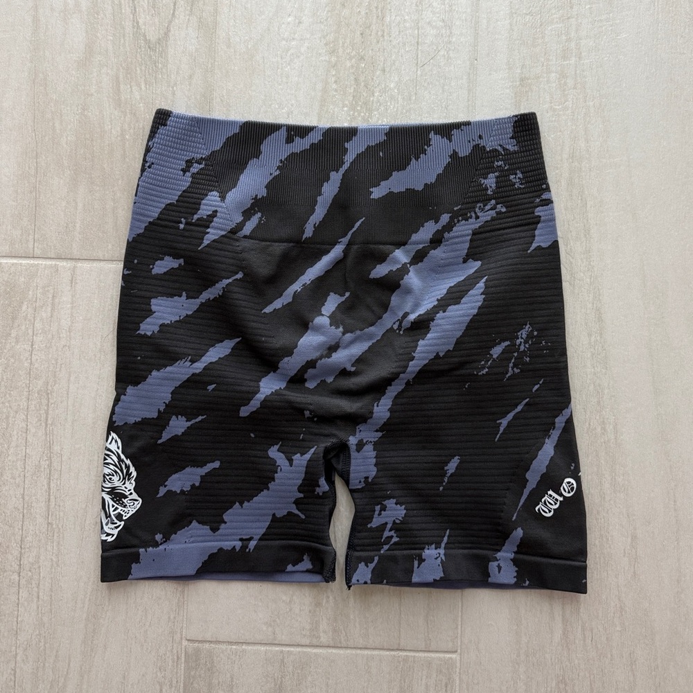 Darc Sport Chopper Everson Seamless "Valencourt" Shorts In Purple Stone Camo